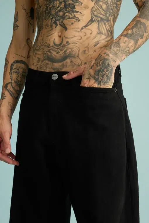 Spruce Men's Black Straight Jeans - Image 4